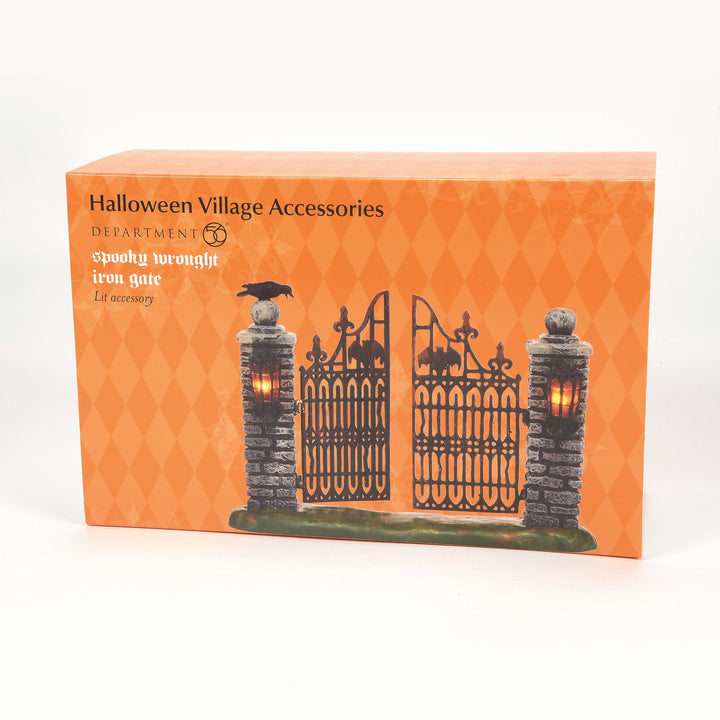 Spooky Wrought Iron Gate