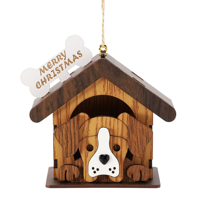 Dog in House Ornament