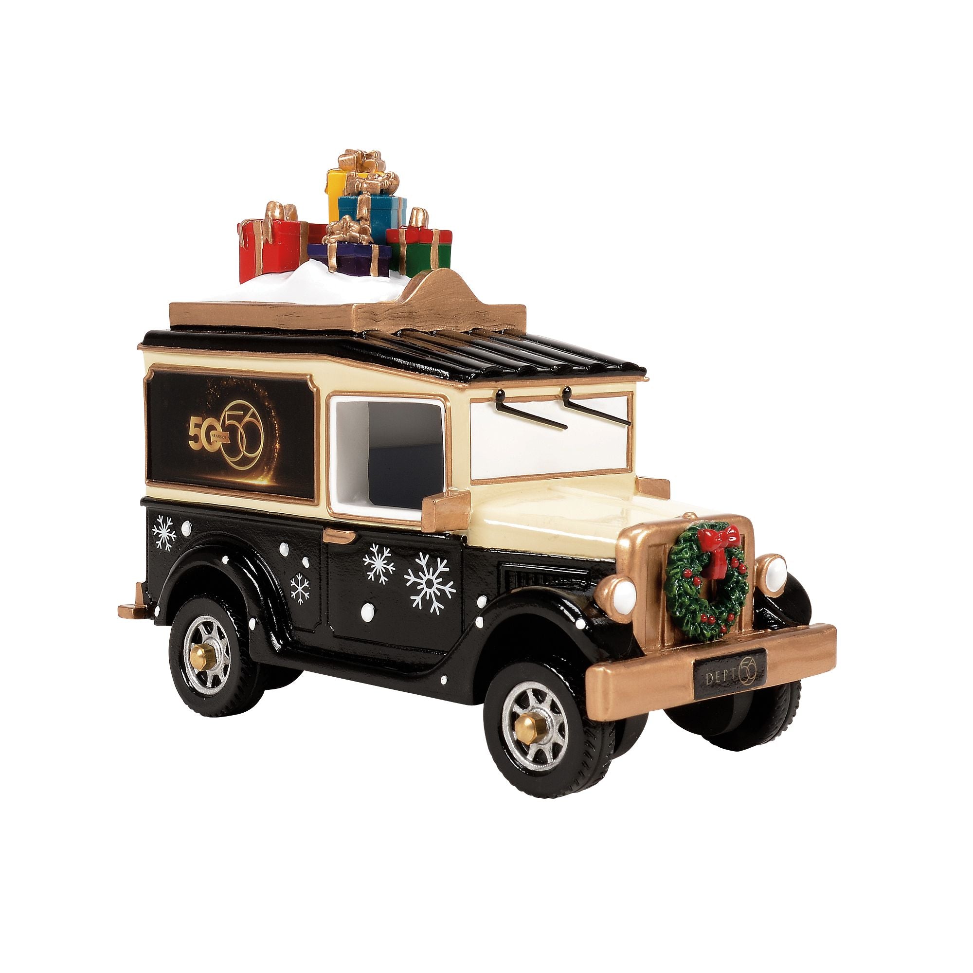 50s スパゲッティプードル　オブジェ　ビンテージ　コレクター 50th Village Express Van – Department 56