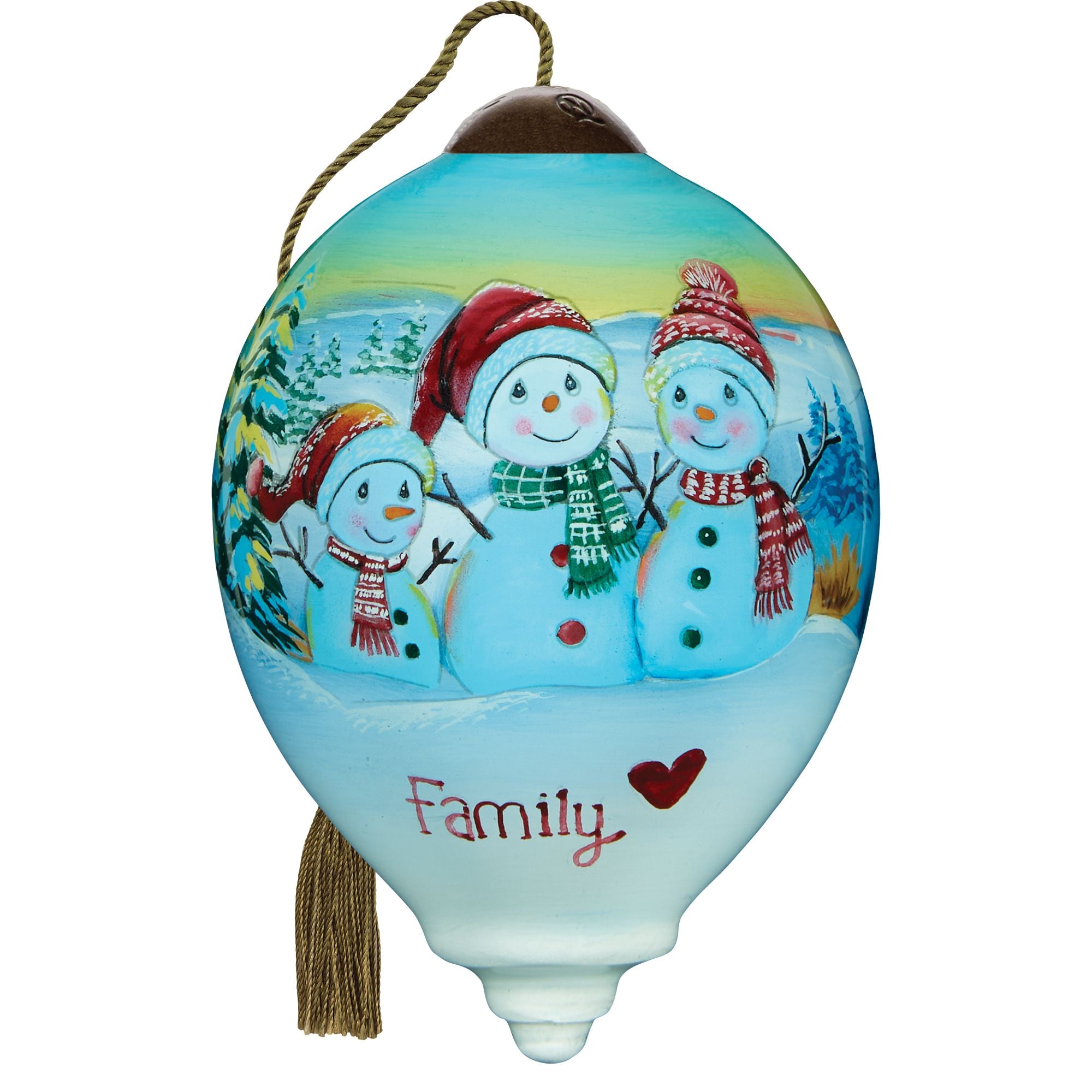 Family Is The Heart Xmas Orn – Department 56