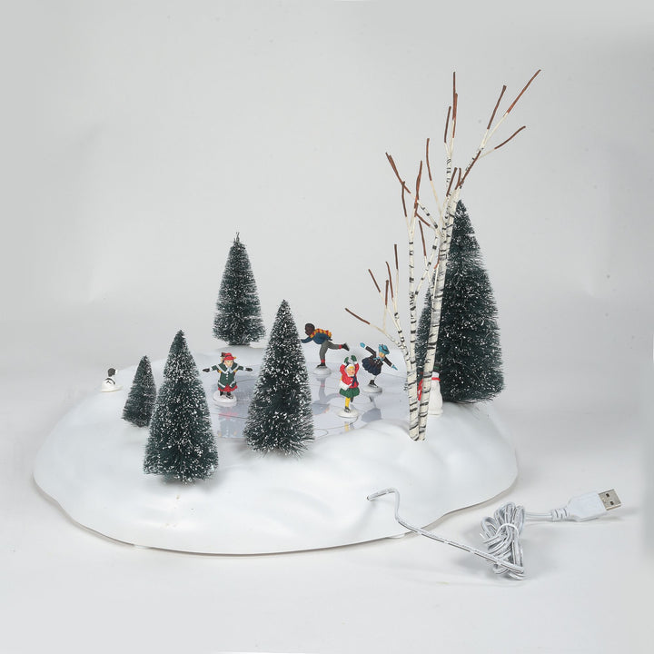 New Animated Skating Pond