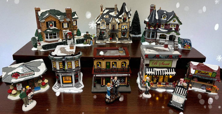 A Cozy Snow Village