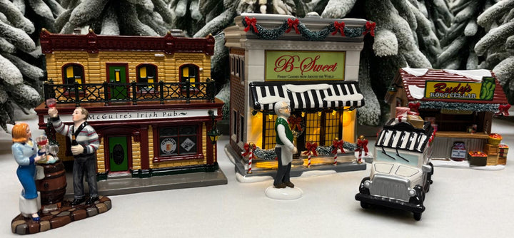 A Cozy Snow Village