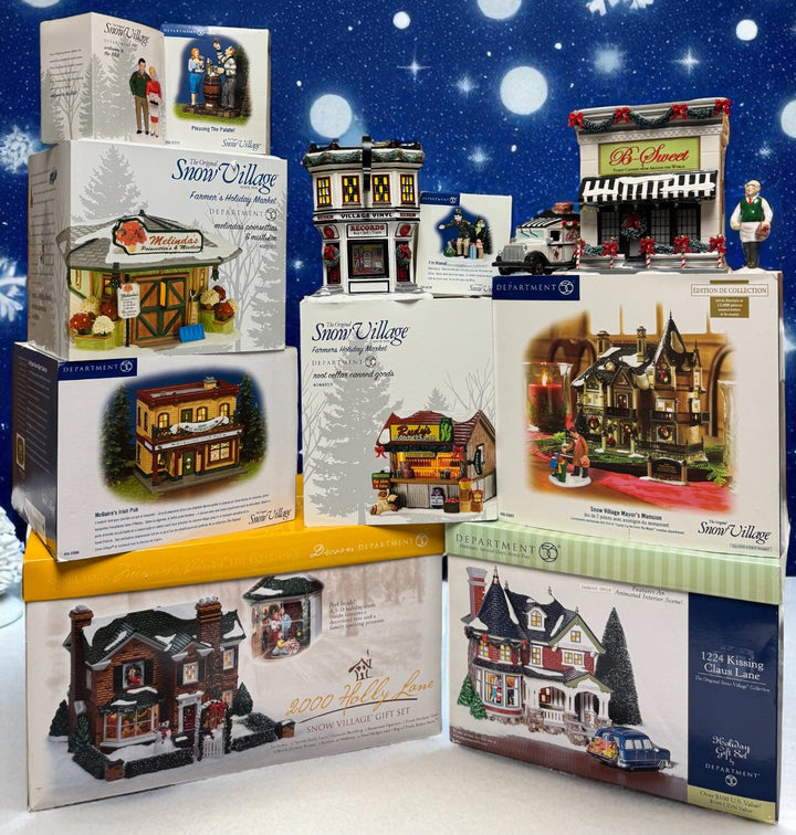 A Cozy Snow Village
