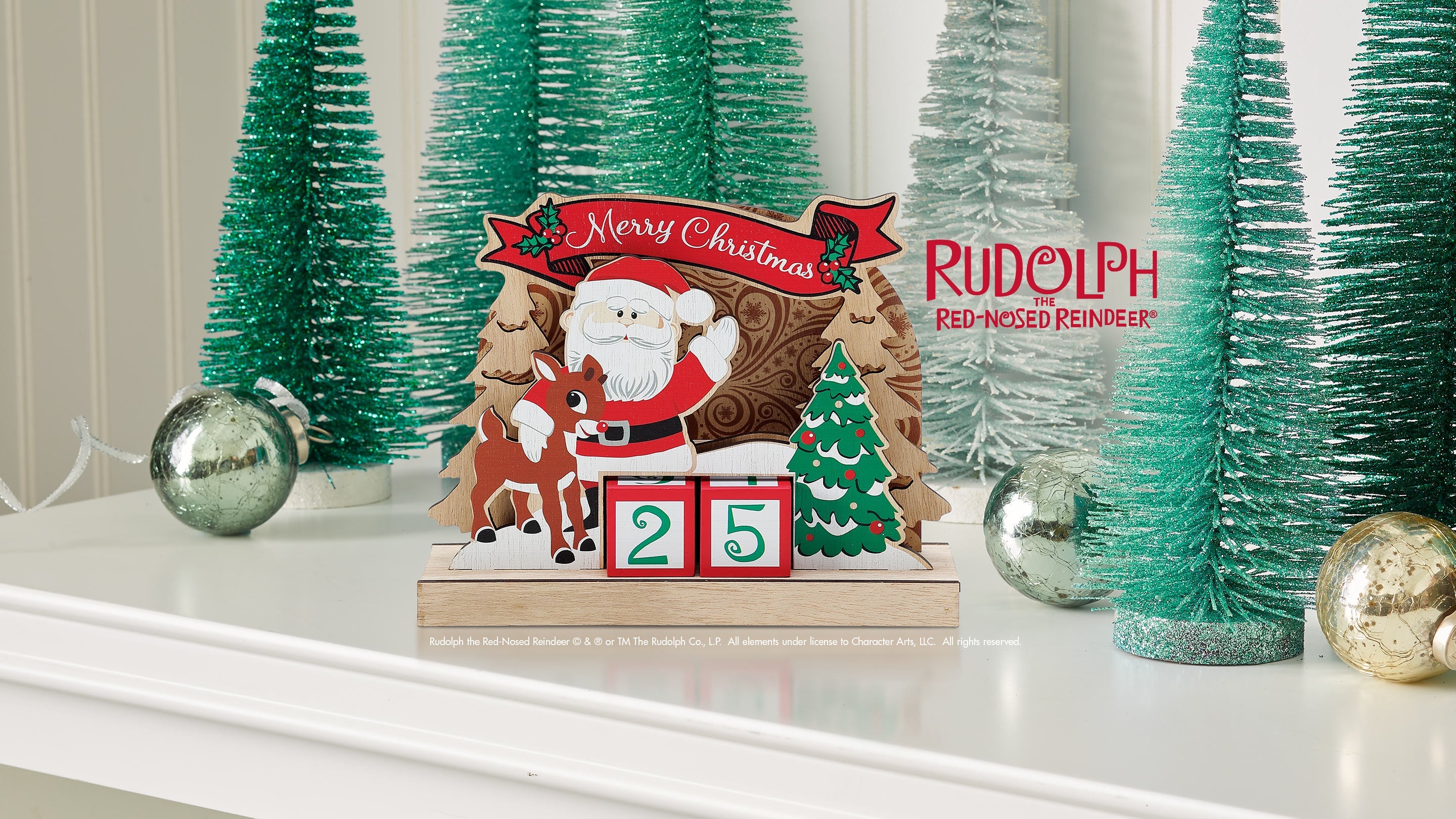 Department 56 Flourish Rudolph the Red Nosed Reindeer display