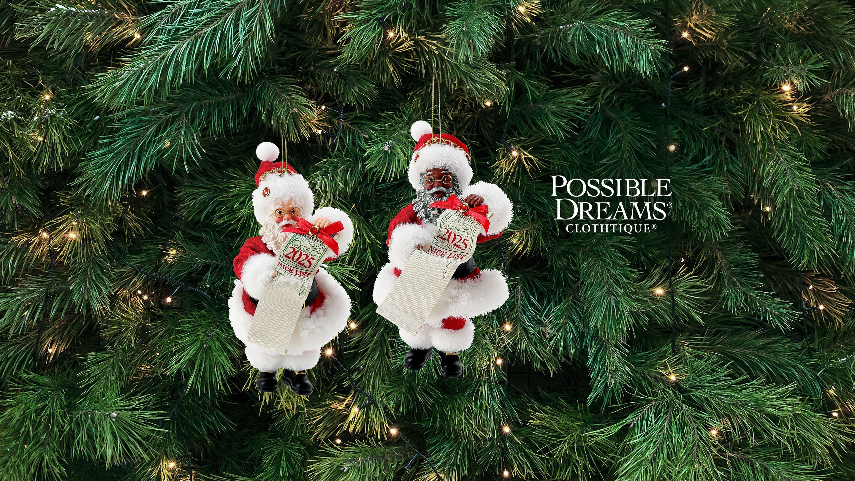 Department 56 Possible Dreams Santa Ornaments