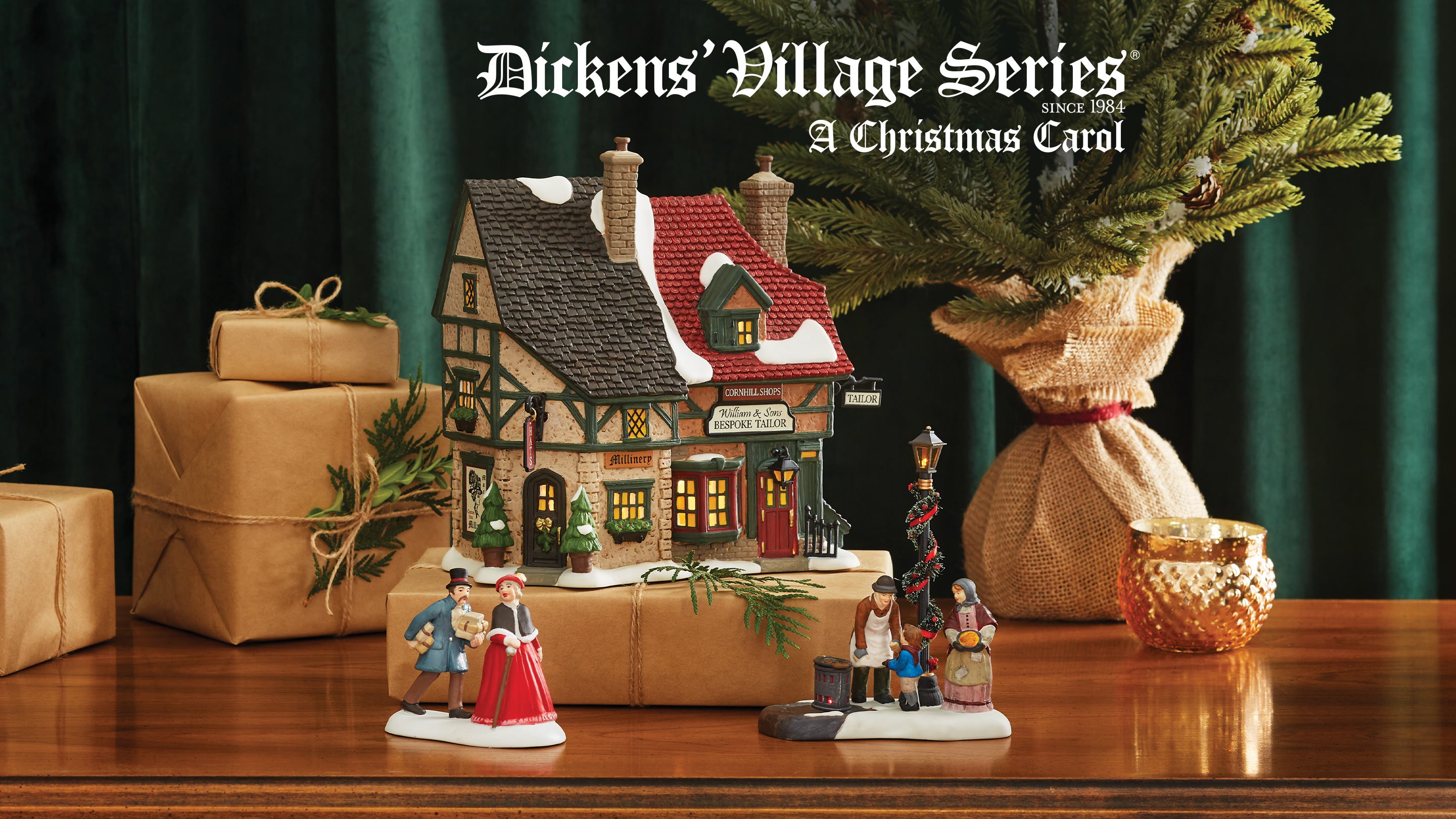 Department 56 Dickens' Village The London Gallery Lit House Department 56 \u2022 Dickens\u0027 Village | Hallmark Awesome Gifts