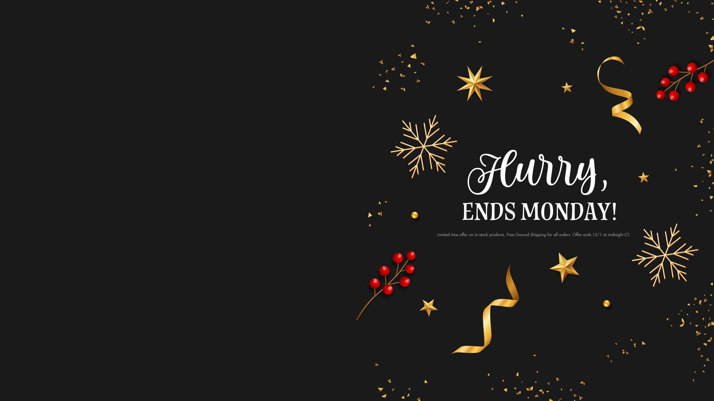 Decorative Text for Free Ground Shipping