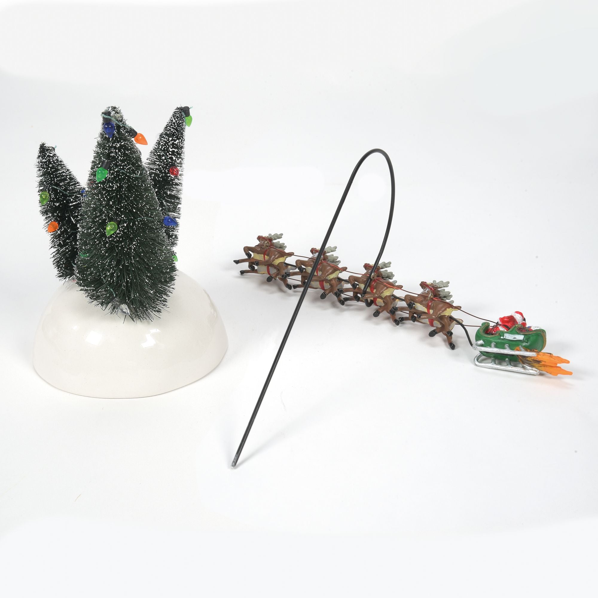 Animated Flaming Sleigh – Department 56