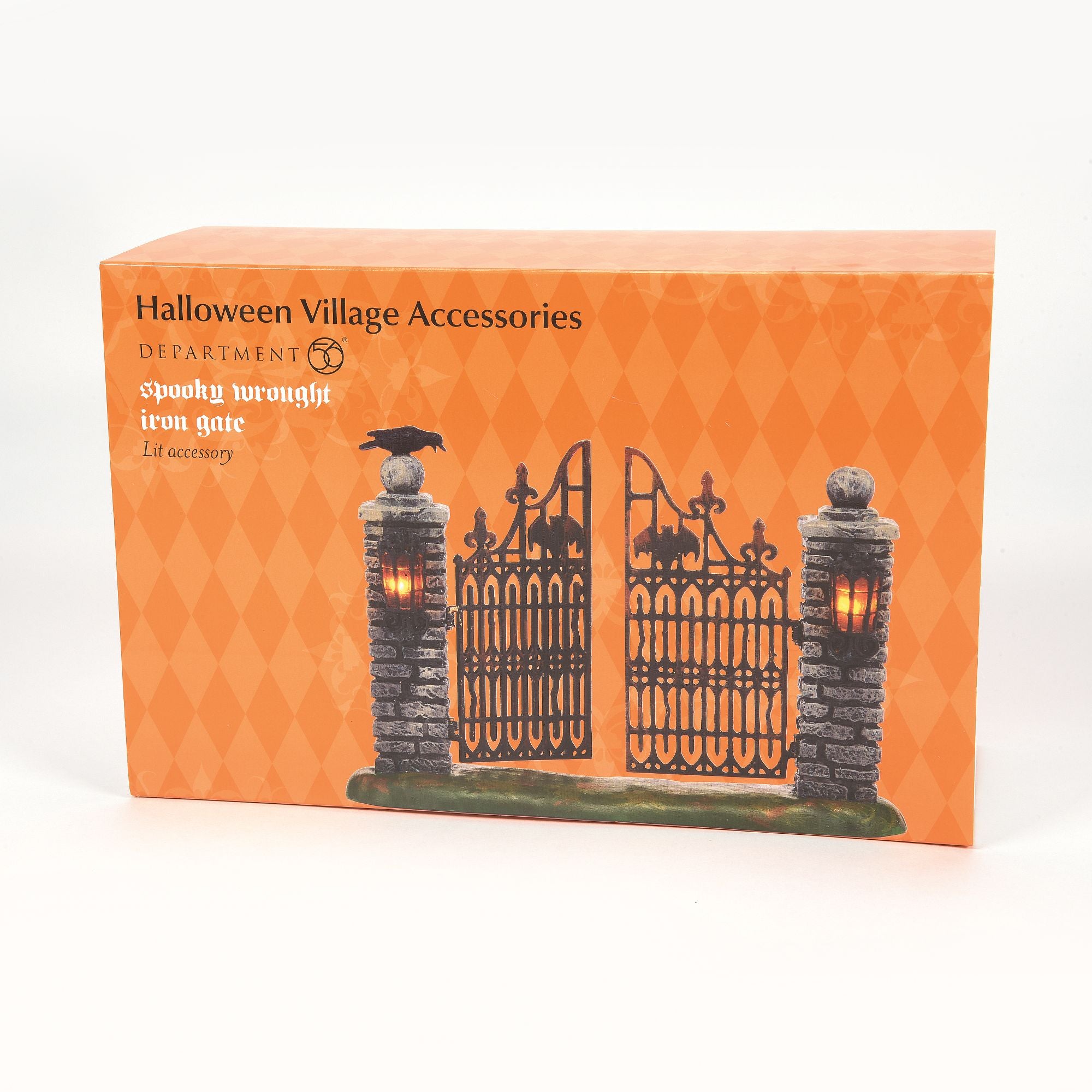 炉壇 Spooky Wrought Iron Gate – Department 56