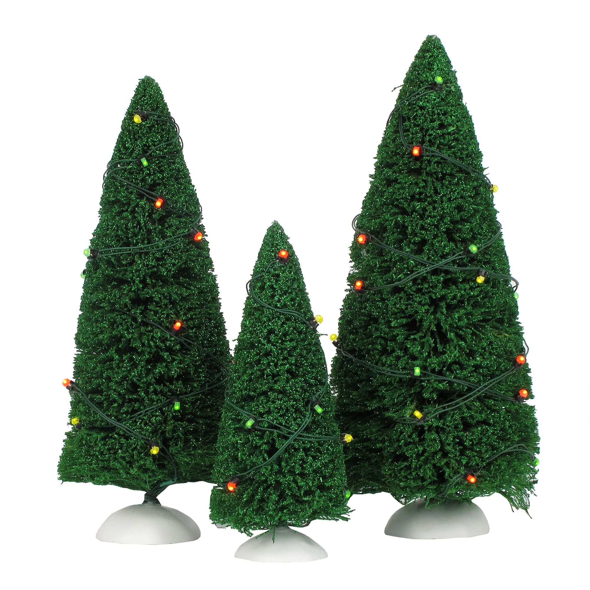 Twinkling Lit Trees Green S/3 – Department 56