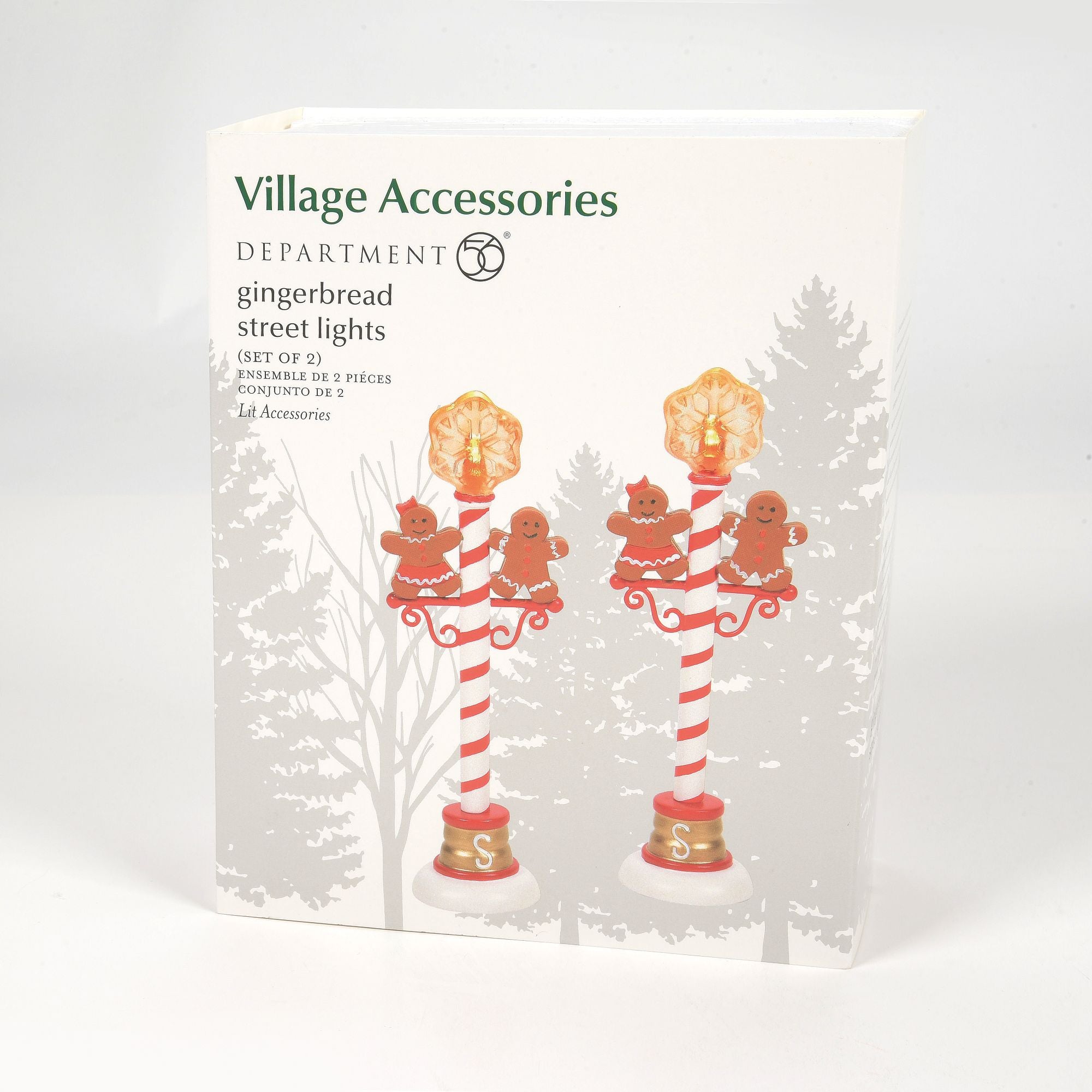 Gingerbread Street Lights – Department 56