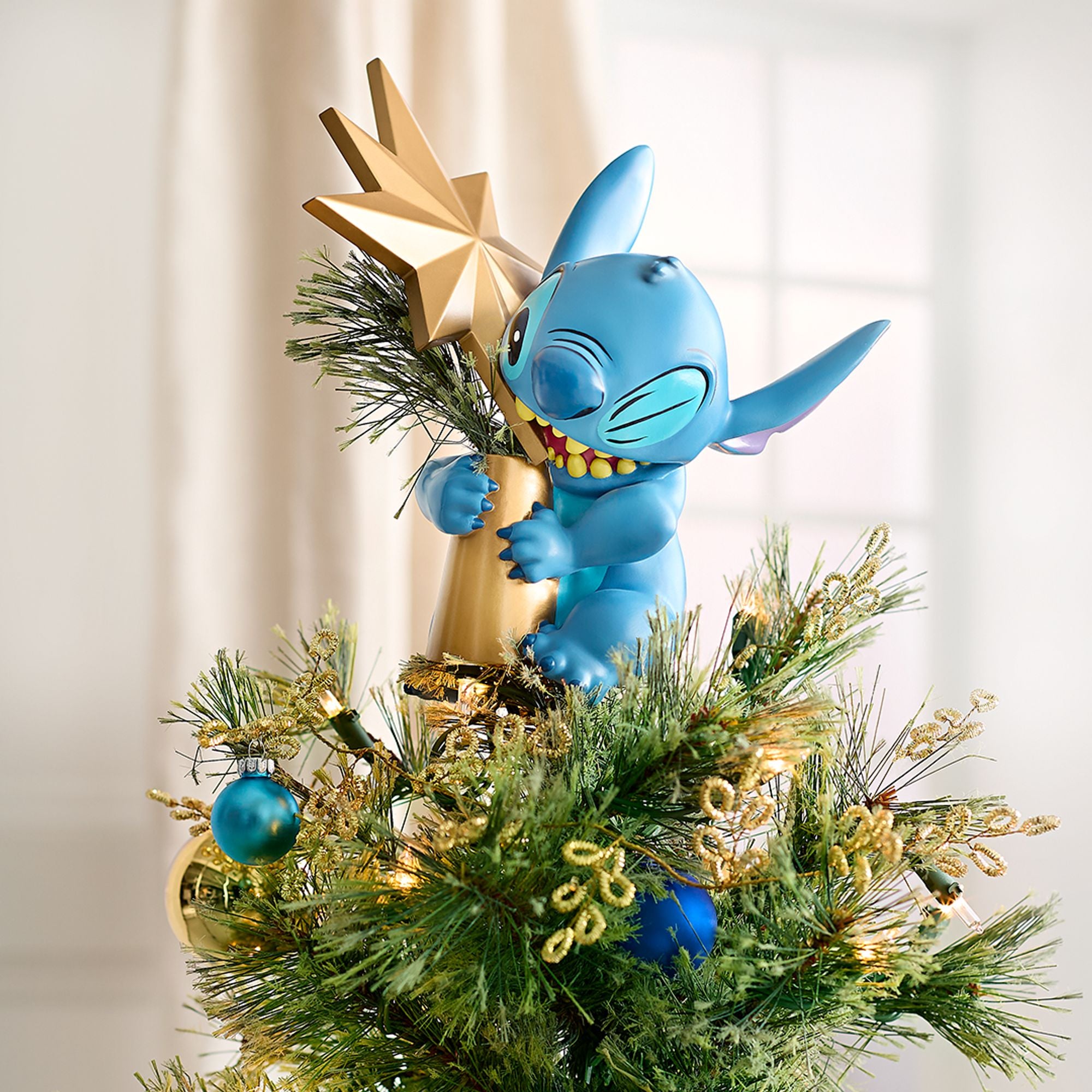 クリスマスツリー Disney スティッチ／フェルト Amazon.com: Department 56 Disney Lilo and Stitch Eating Star