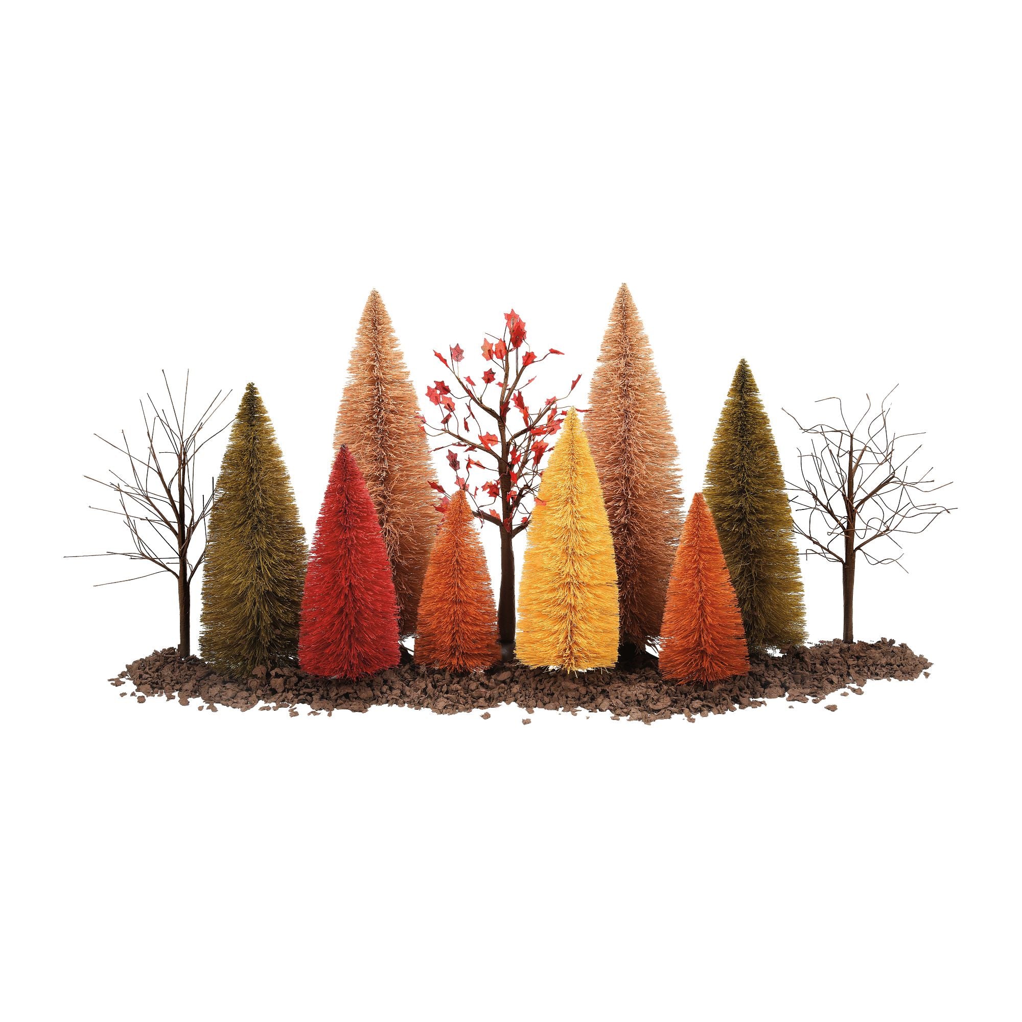置物 COMPANY Tree of Seasons A Splendid Fall Landscape Set – Department 56