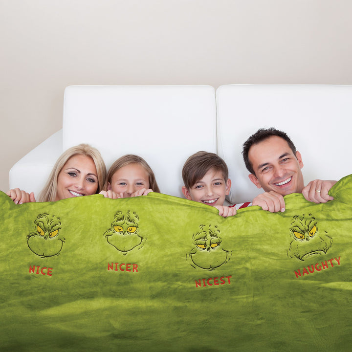 Grinch Family SnowThrow