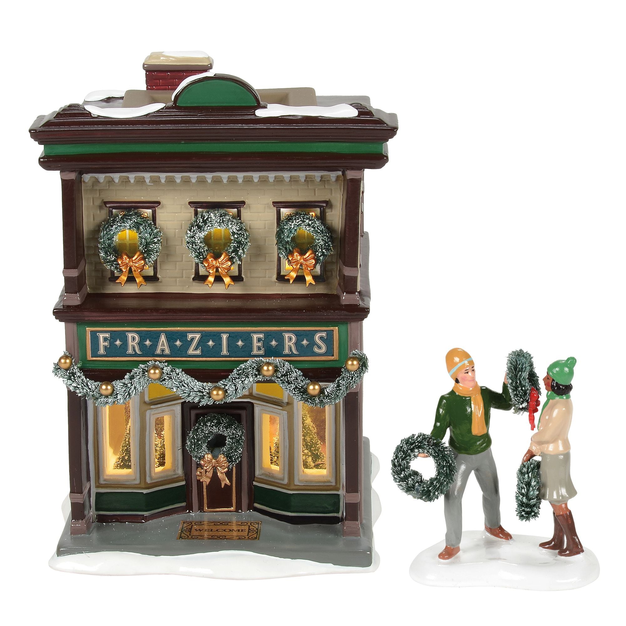 未使用/ビンテージ★コカコーラ ホリデー ビレッジ ファイヤー ハウス★ Frazier's Fresh & Festive – Department 56