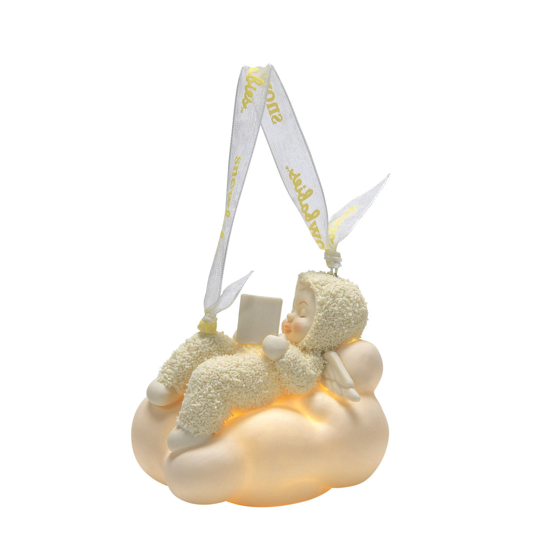 Reading in the Clouds ornament