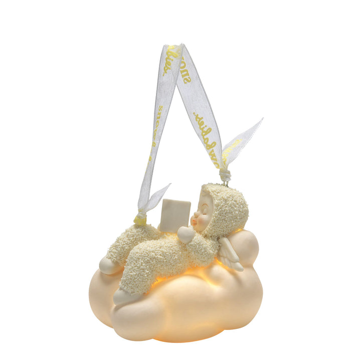 Reading in the Clouds ornament