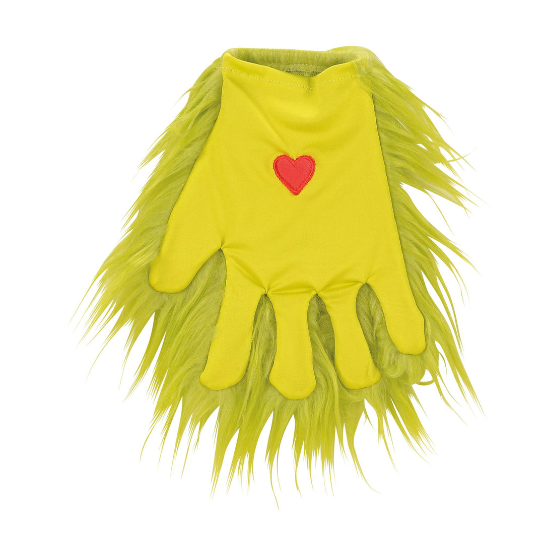 Grinch Santa Hat & Gloves Set