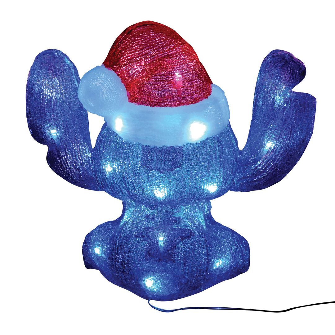 Stitch Acrylic Lit Statue Med