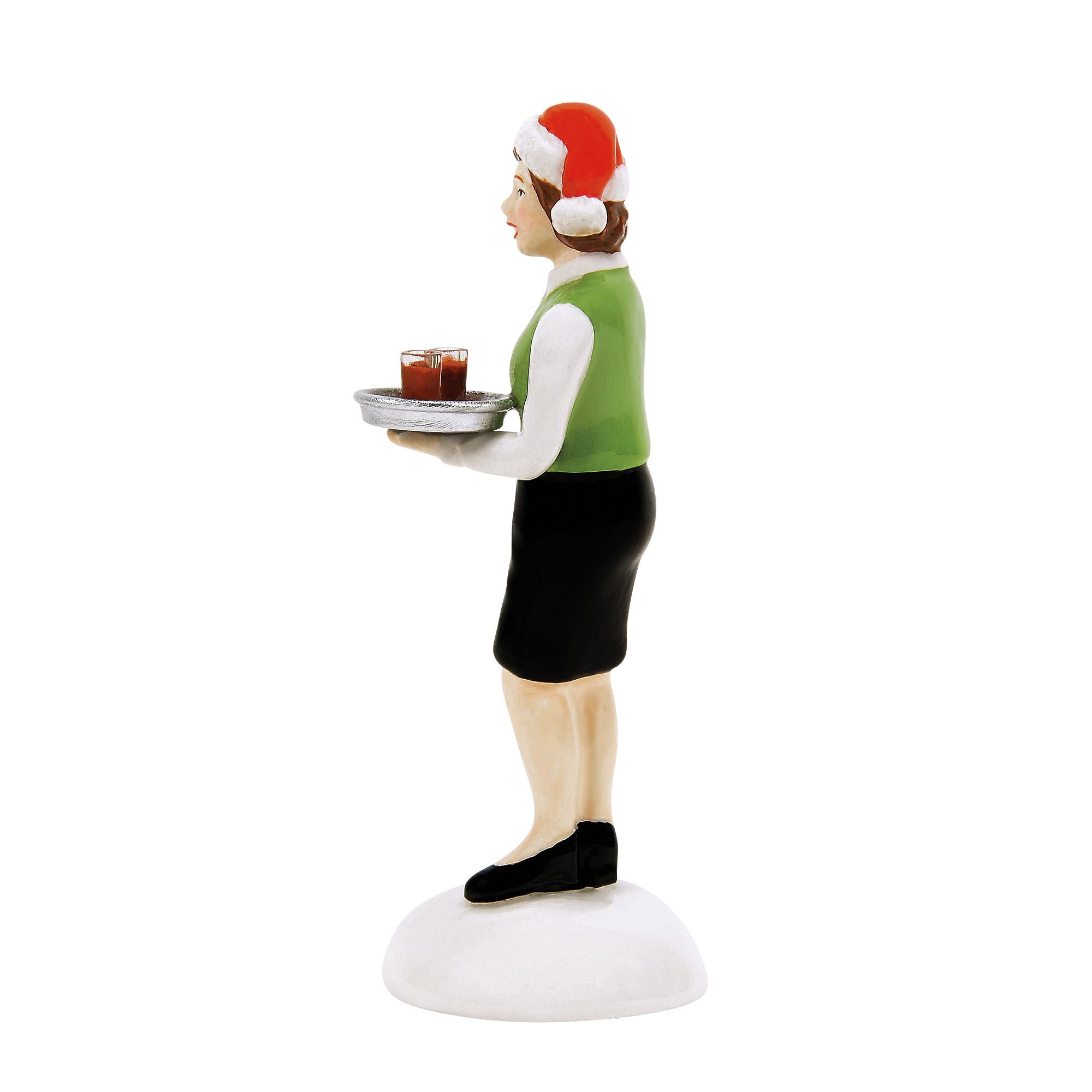 Department 56 Snow Village – Accessorio Viaggio A Chicago Con Ed, Villaggio Di Ceramica Dipinto A Mano - 3