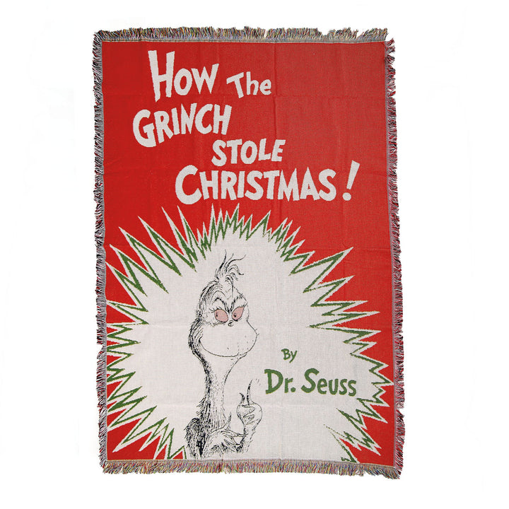Grinch Book Blanket