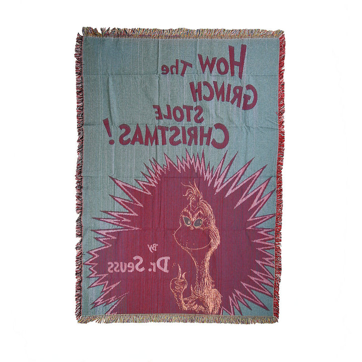 Grinch Book Blanket
