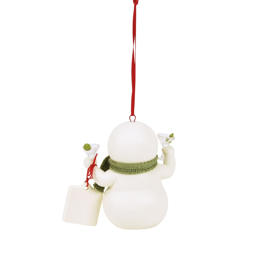 Drink Happy Thoughts ornament