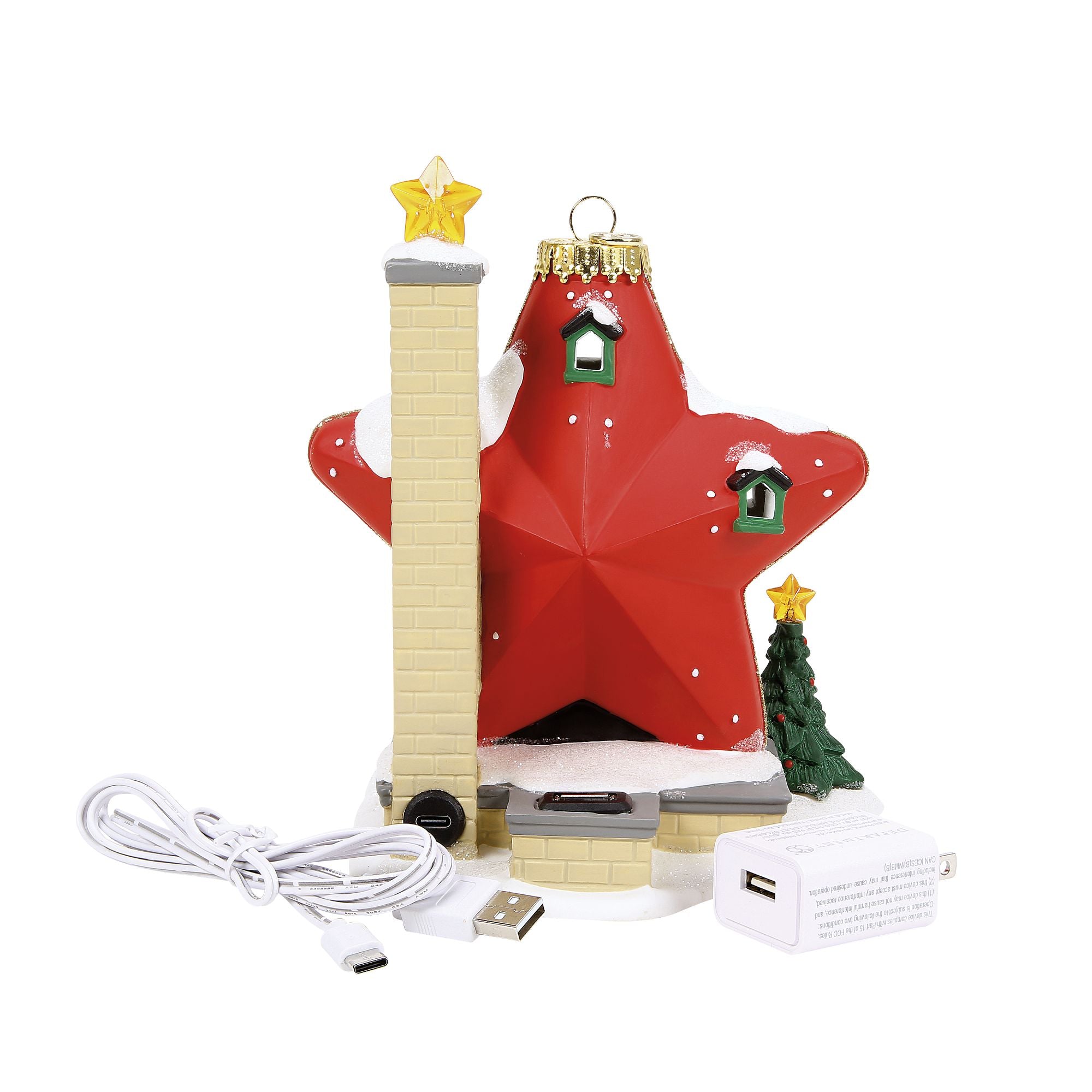 クリスマス ハウス ライト オブジェ クリスマス飾り Department56 Sparkle Star House – Department 56
