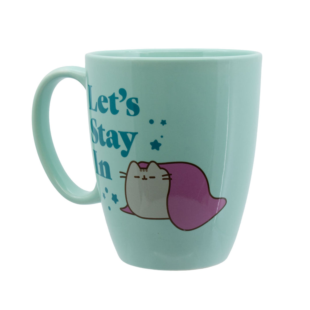 Pusheen Lets Stay In Mug