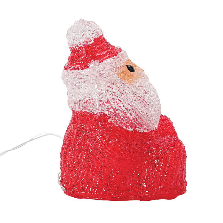 Sitting Santa LED Decor