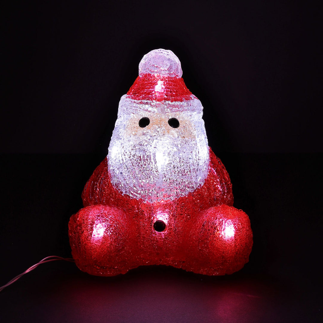 Sitting Santa LED Decor