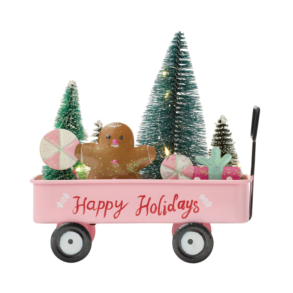 LED Happy Holidays Cart – Department 56