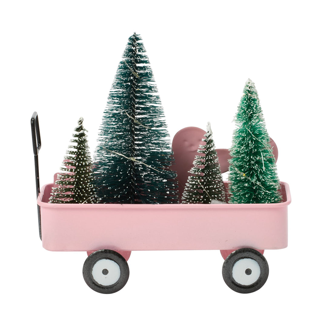 LED Happy Holidays Cart