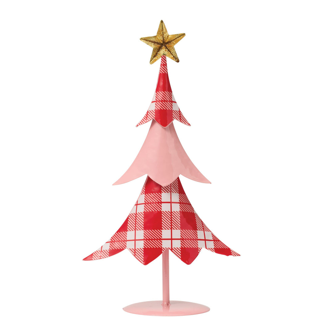Pink and Red Christmas Tree