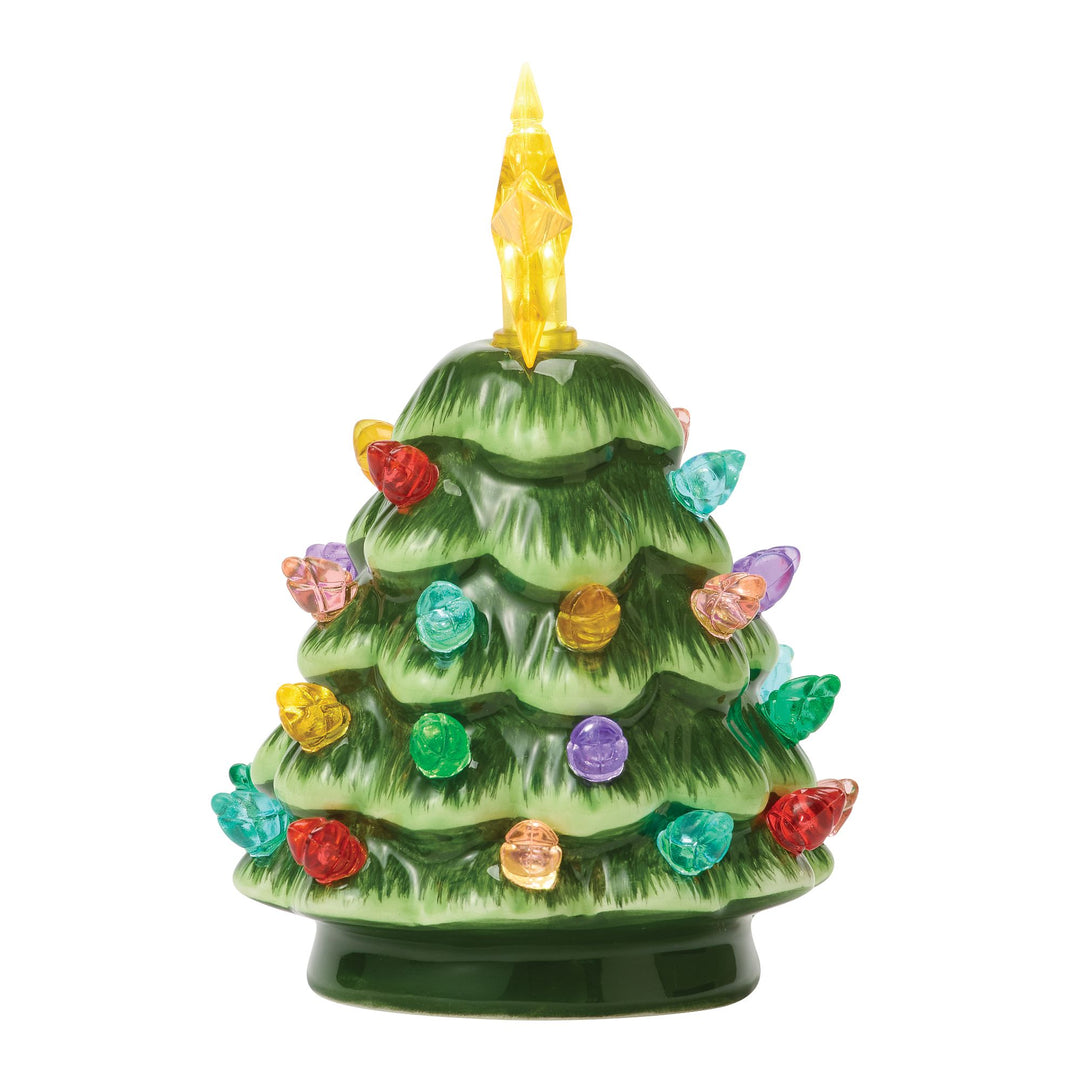 Lit Ceramic Christmas Tree S