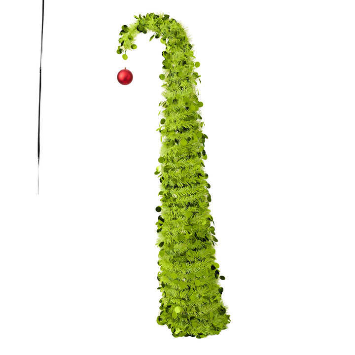 Green Curved Sequin Tree