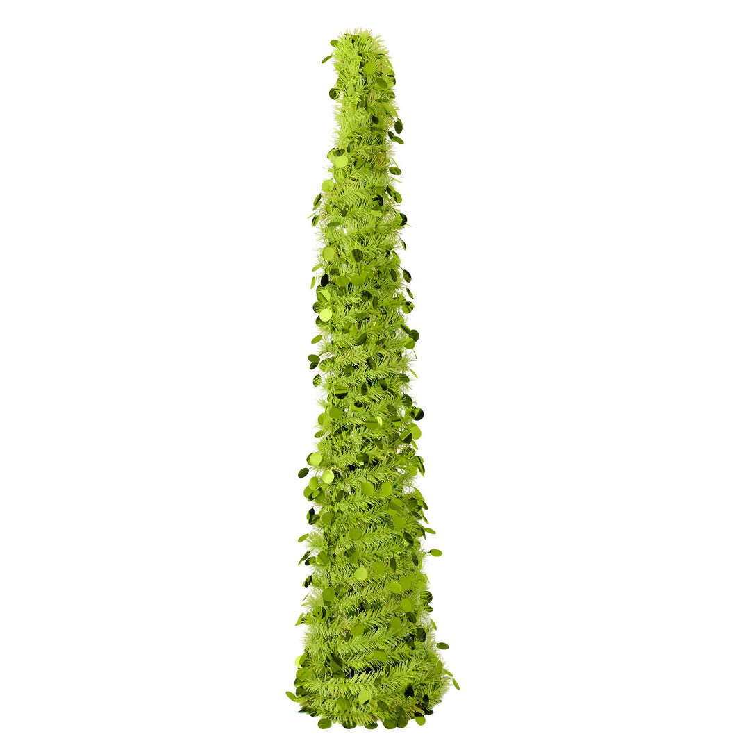 Green Curved Sequin Tree