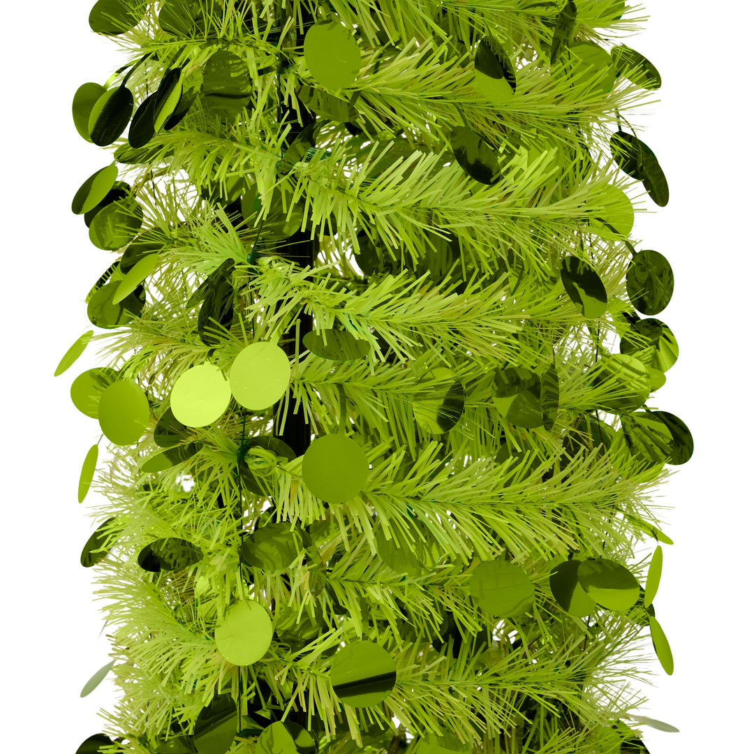 Green Curved Sequin Tree