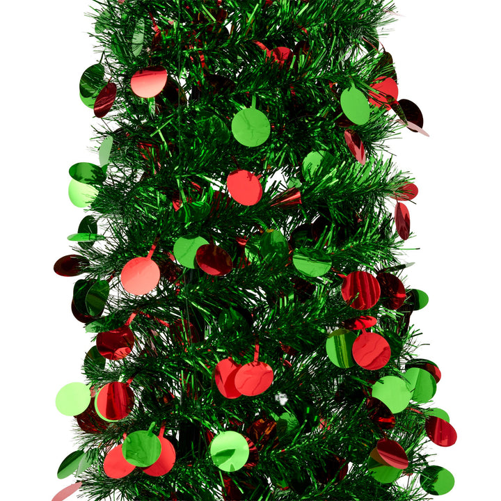 Traditional Curved Sequin Tree
