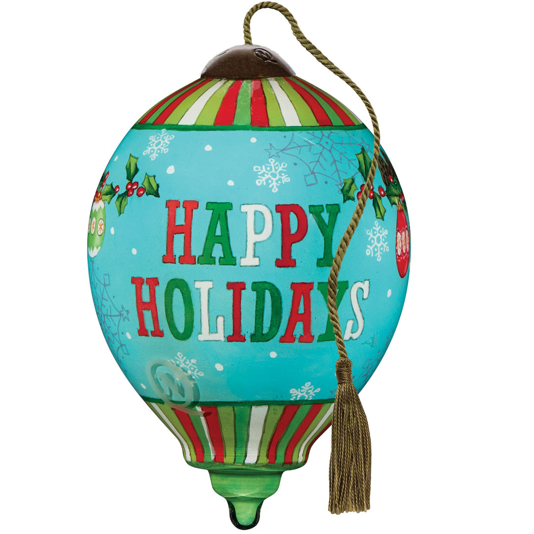 Happy Holidays Ornament