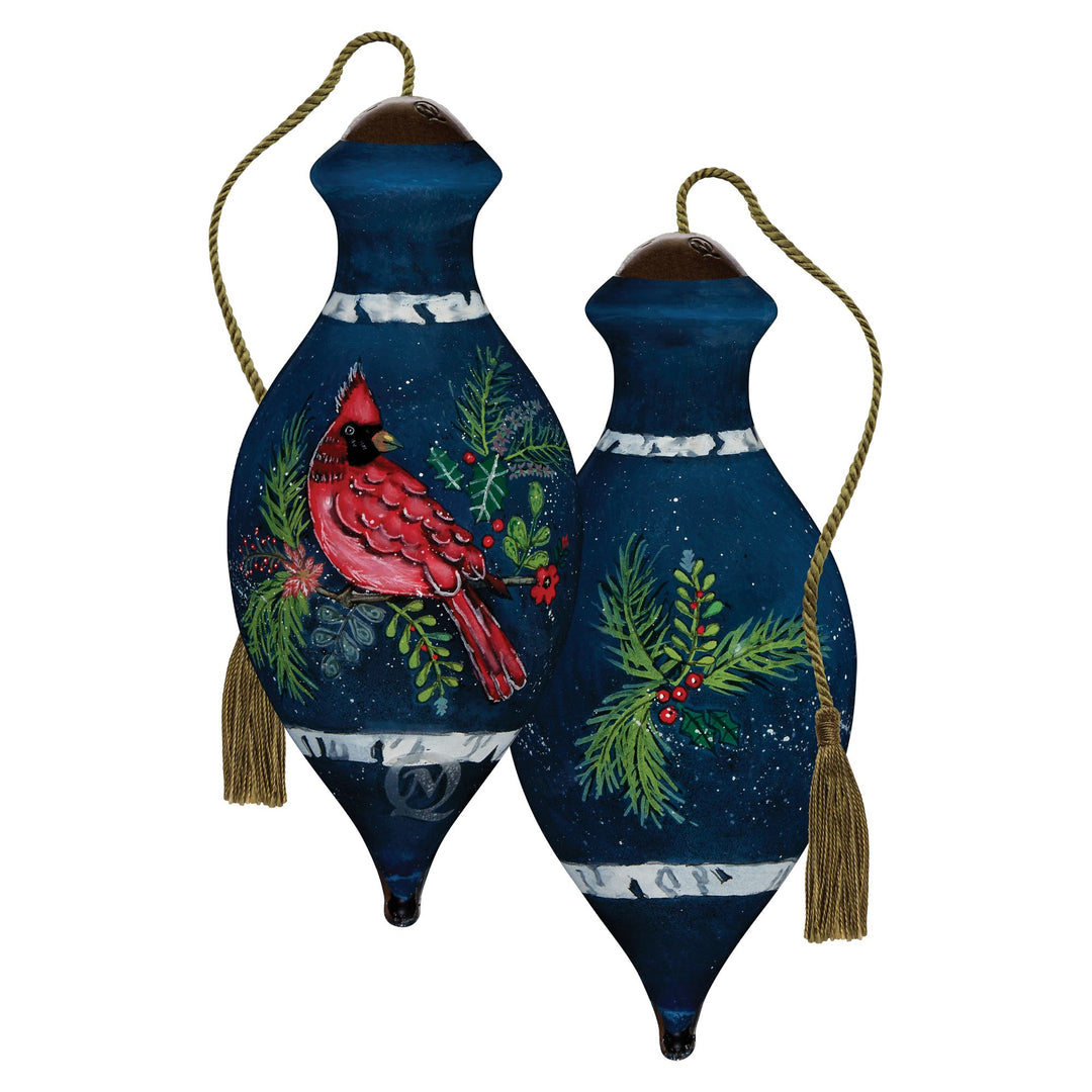 Birch Cardinal Ornament