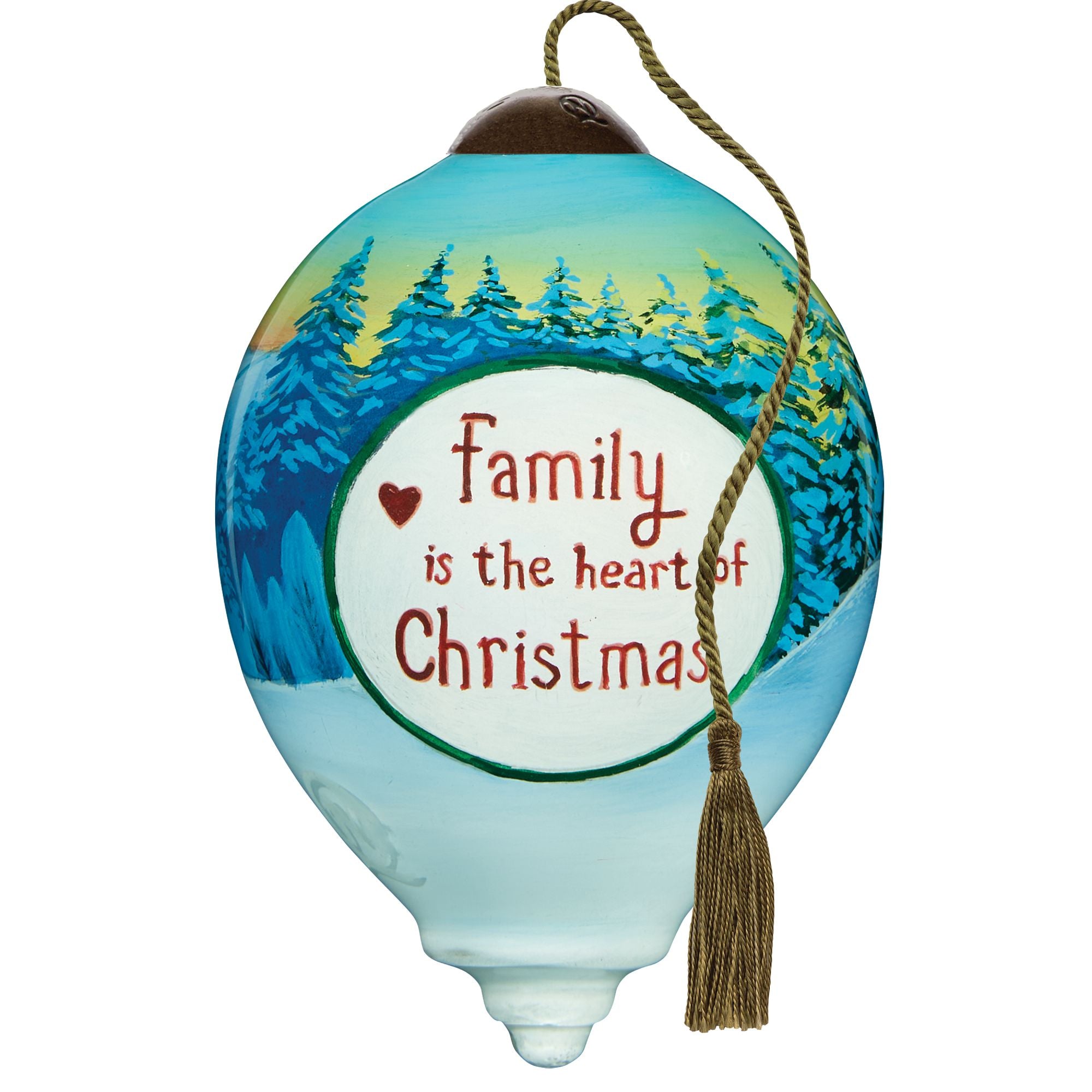 Family Is The Heart Xmas Orn – Department 56