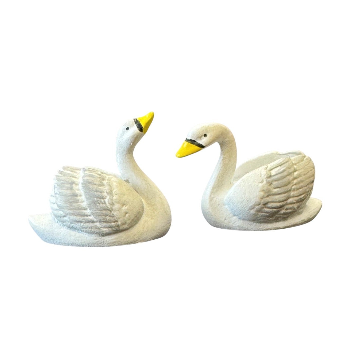 【新品未使用】WILD SWANS PONT Swan Pond - Pair of Swans – Department 56