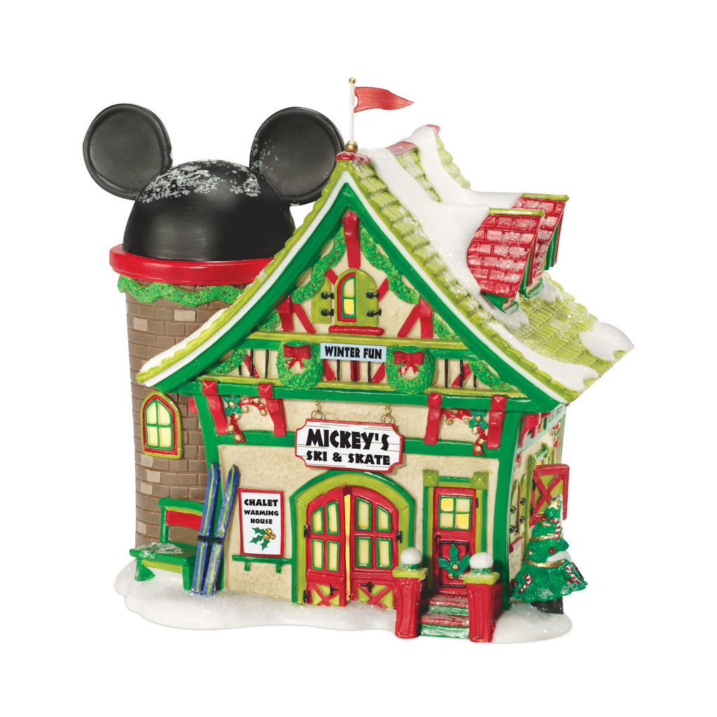 ディズニー　Mickey’s Holiday Skaters 楽天市場】Department 56 ミッキーのスキー＆スケートショップ
