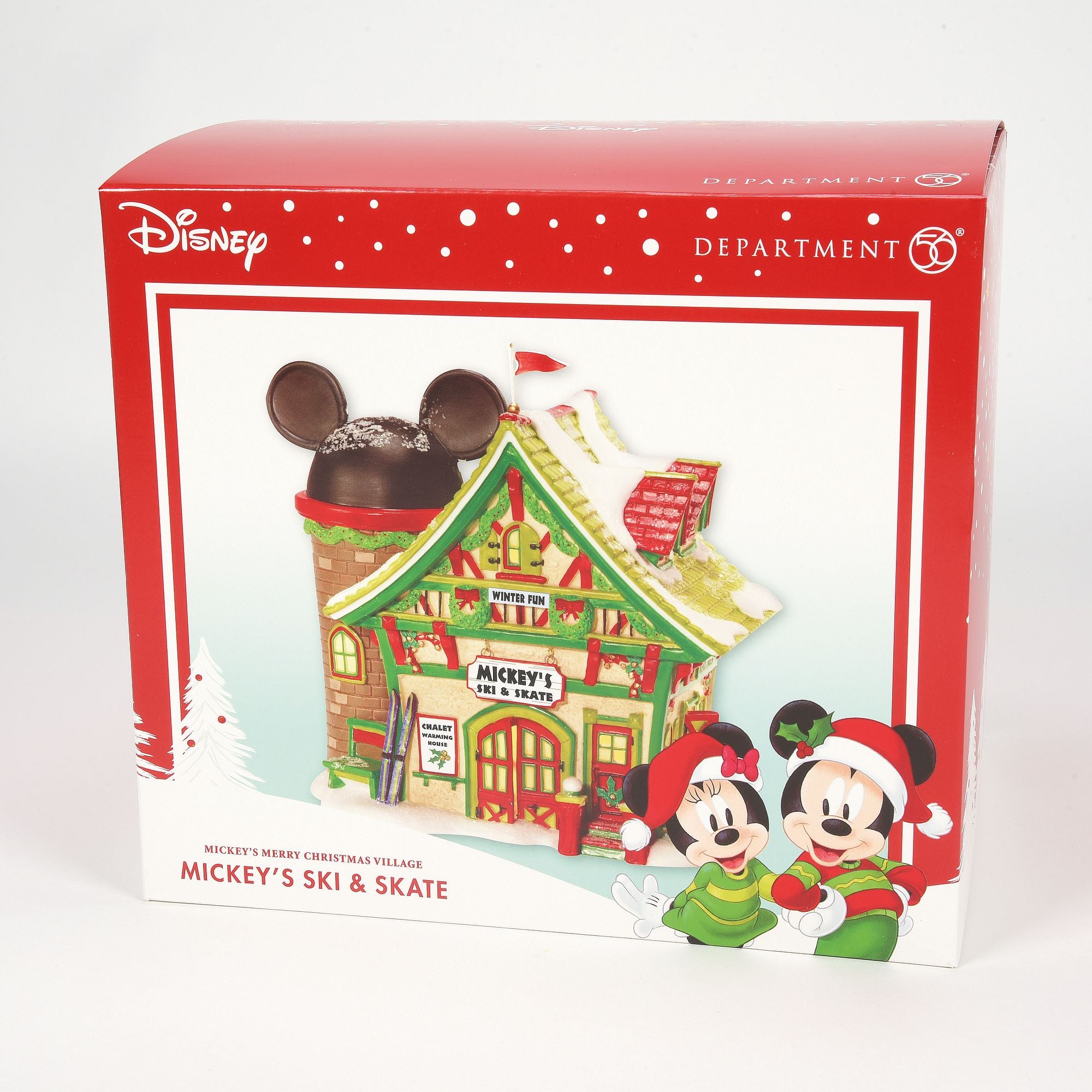 ディズニー　Mickey’s Holiday Skaters 楽天市場】Department 56 ミッキーのスキー＆スケートショップ