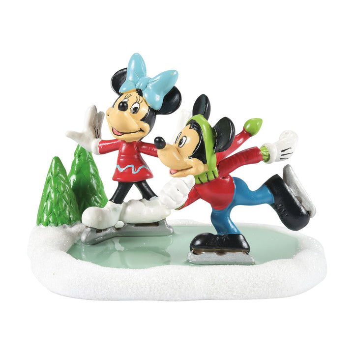 Mickey & Minnie Go Skating