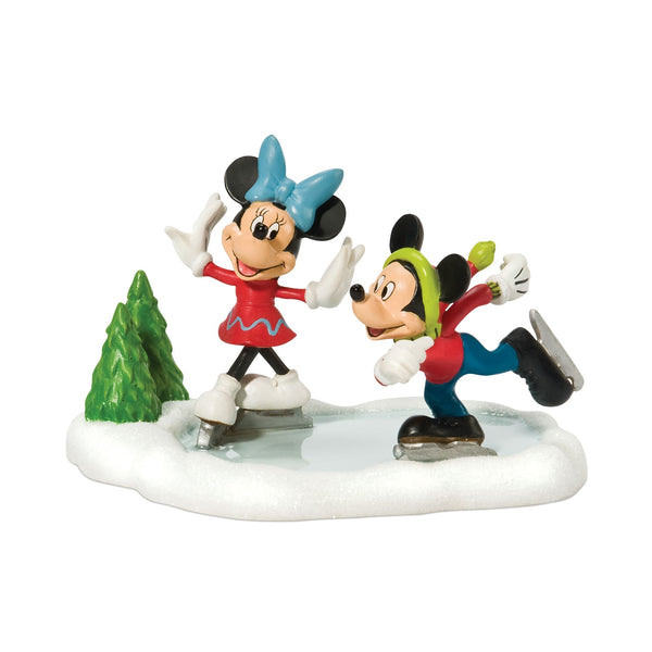 Mickey & Minnie Go Skating – Department 56