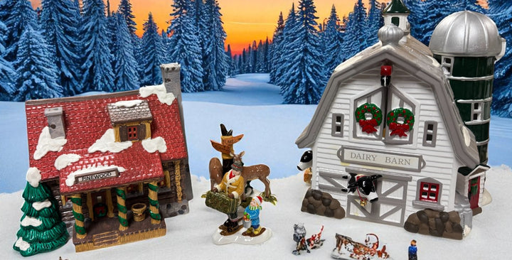A Country Snow Village