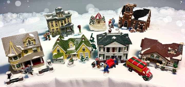 Holiday  Neighborhood in Snow Village